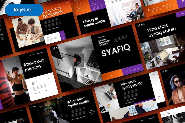 商业产品展示推介销售方案Keynote模板 - 顶尖PPT