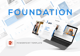 蓝色大气业务展示企业合作商业计划多用途PPT模板 - 顶尖PPT