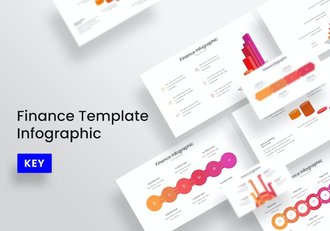 金融信息图形keynote模板 - 顶尖PPT