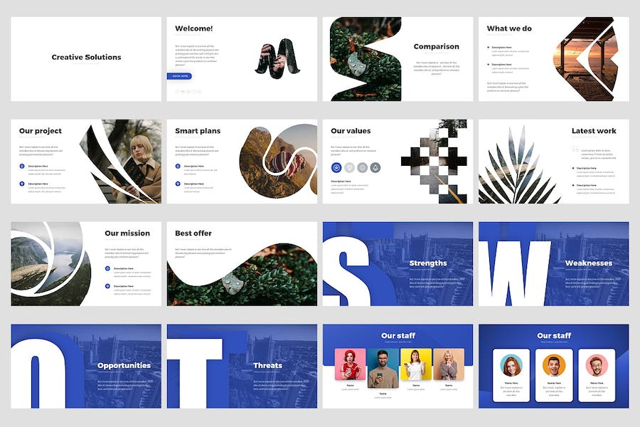 创意国外商业解决方案商业计划通用keynote动画 - 顶尖PPT