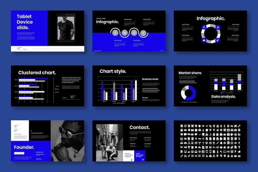 大气产品摄影展示产品策划营销商务合作通用keynote模板 - 顶尖PPT