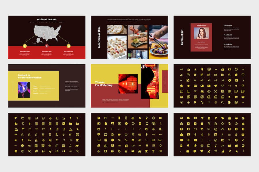 中国红传统文化中国新年习俗介绍宣传keynote模板 - 顶尖PPT