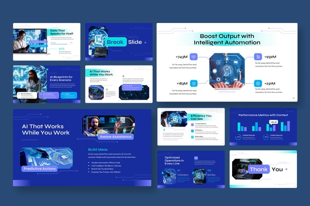 AI科技人工智能keynote模板 - 顶尖PPT