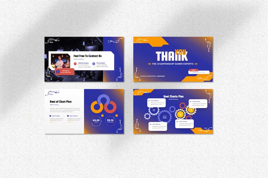 冠军玩家游戏电竞推广Keynote模板 - 顶尖PPT