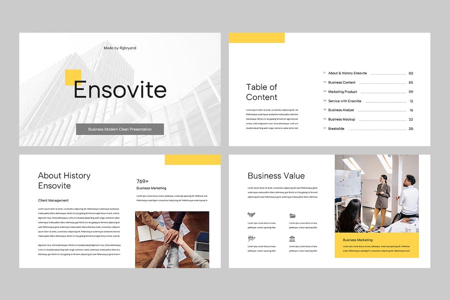 极简时尚风格keynote模板 - 顶尖PPT