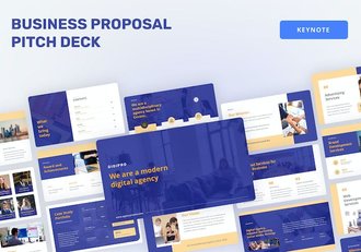 业务合作项目商业计划书项目推广keynote模板 - 顶尖PPT