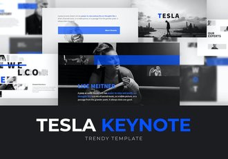 蓝灰色运动健身数据调查keynote模板 - 顶尖PPT