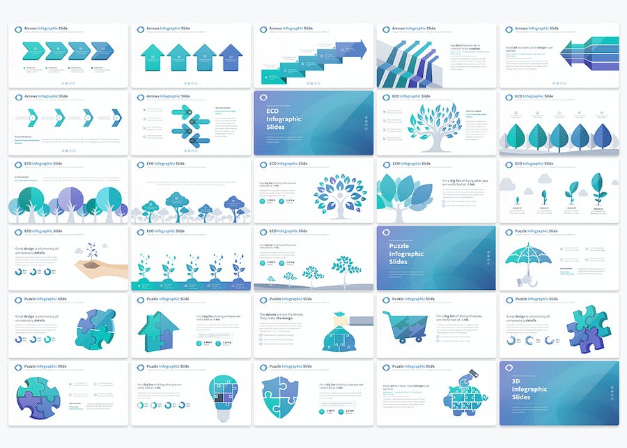 国外商务数据信息图形企业计划总结万能PPT模板 - 顶尖PPT