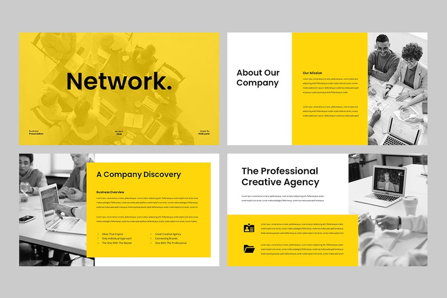 网络技术领域知识科普展示PPT模板 - 顶尖PPT