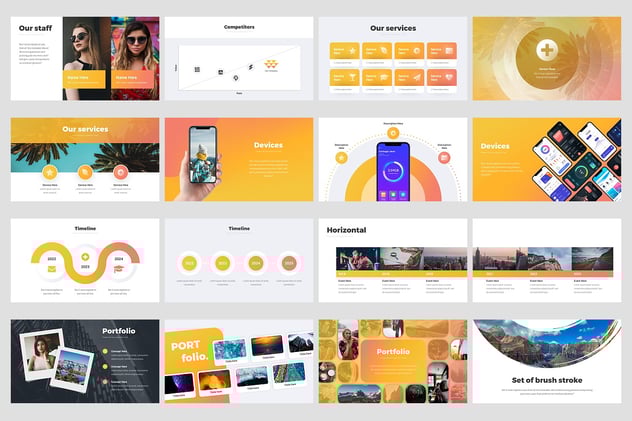 项目进度状态管理信息图形解决方案PPT模板 - 顶尖PPT