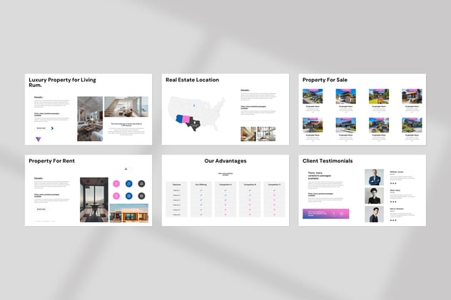 房地产主题keynote模板 - 顶尖PPT