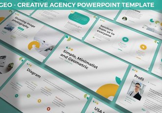 地理创意机构介绍PPT模板 - 顶尖PPT