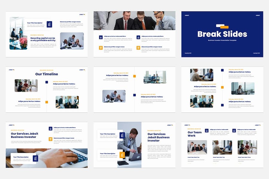 投资融资企业路演讲述Keynote模板 - 顶尖PPT