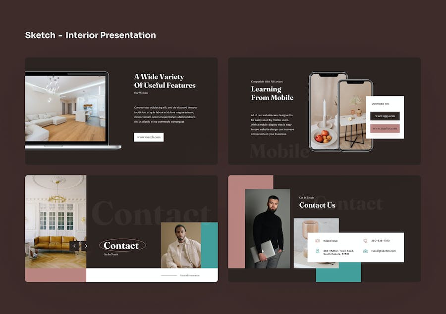 室内设计装修装饰方案展示PPT模板 - 顶尖PPT