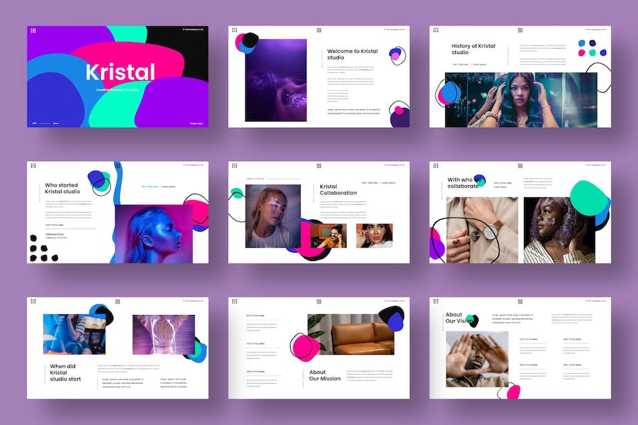 时尚商务企业宣传营销推广PPT模板 - 顶尖PPT