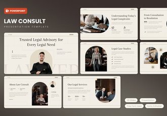 法律咨询PPT模板 - 顶尖PPT