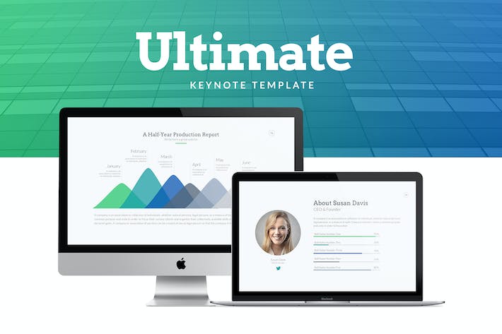 蓝色大气商业计划年总结企业合作团队介绍多用途keynote模板 - 顶尖PPT