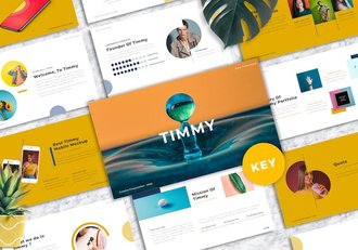 创意设计作品集展示Keynote模板 - 顶尖PPT