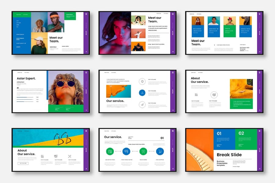 国外高端商务风格PPT模板 - 顶尖PPT
