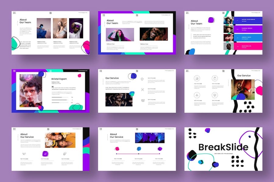 时尚商务企业宣传营销推广PPT模板 - 顶尖PPT