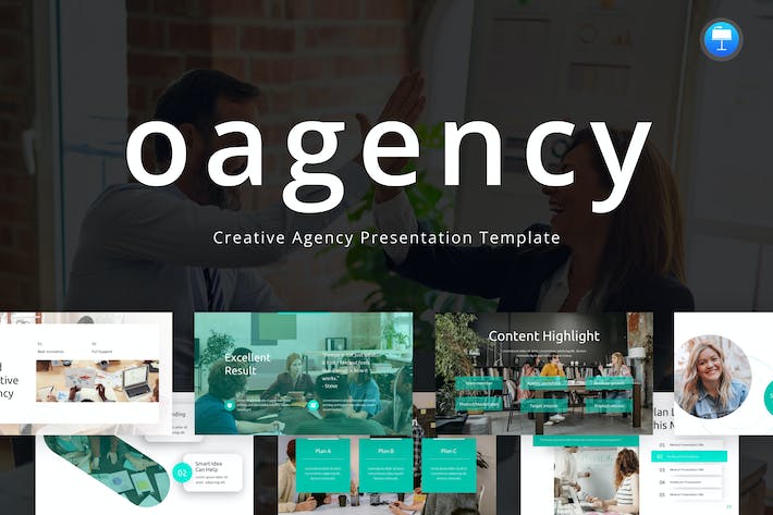 创意项目汇报企业合作商业计划keynote模板 - 顶尖PPT