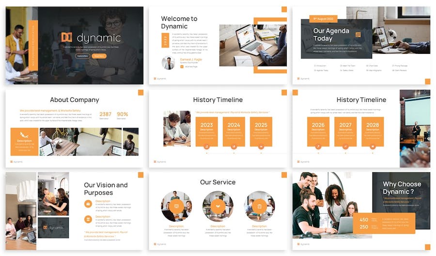 橙色商业计划年计划总结商务合作商务通用PPT模板 - 顶尖PPT