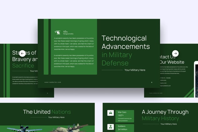 军事教育题材keynote模板 - 顶尖PPT