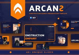 商业地产建筑项目投资介绍keynote模板 - 顶尖PPT