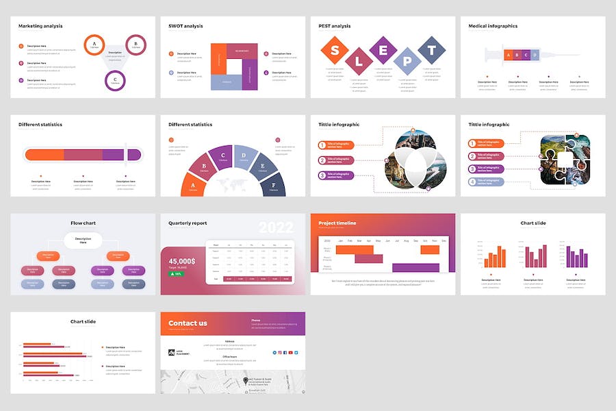 创意大气企业项目策划解决方案商业计划多用途keynote模板 - 顶尖PPT