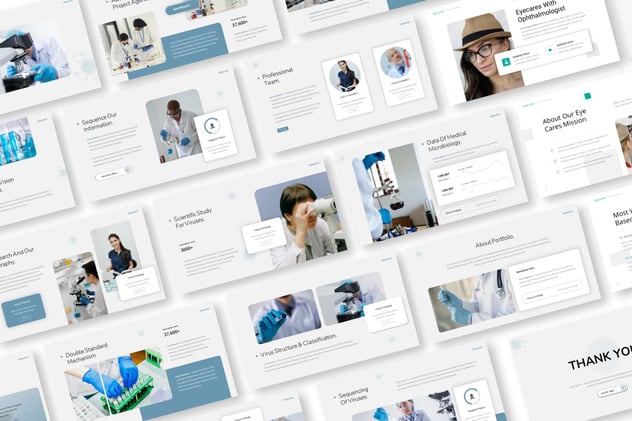 病毒学研究学术会议汇报keynote模板 - 顶尖PPT