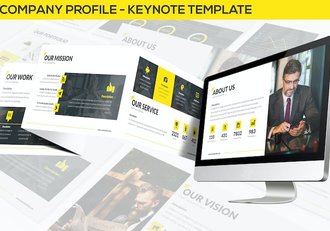 企业公司简介品牌宣传Keynote模板 - 顶尖PPT