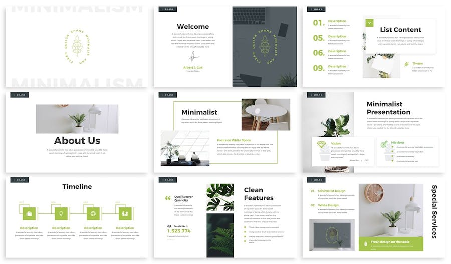 极简主义设计风格创意应用PPT模板 - 顶尖PPT