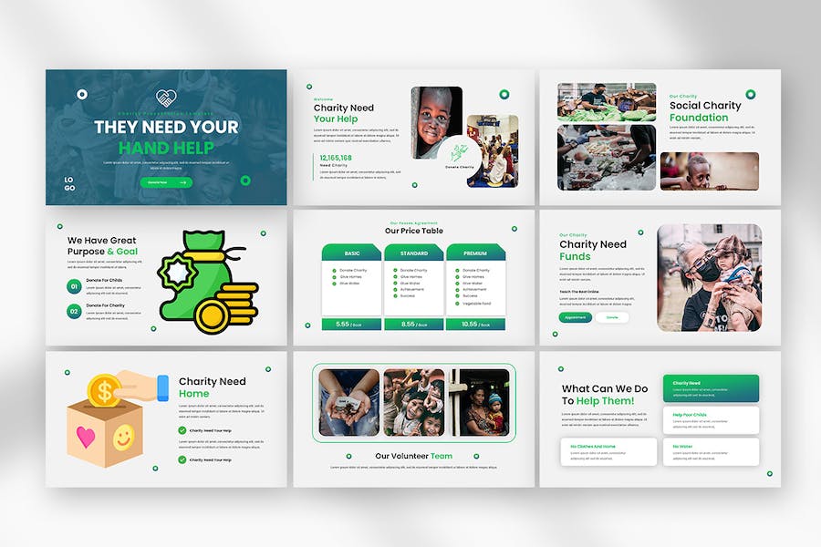 公益慈善行业PPT模板 - 顶尖PPT