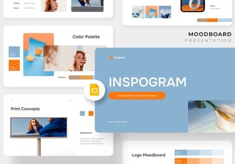 情绪板设计展示PPT模板 - 顶尖PPT