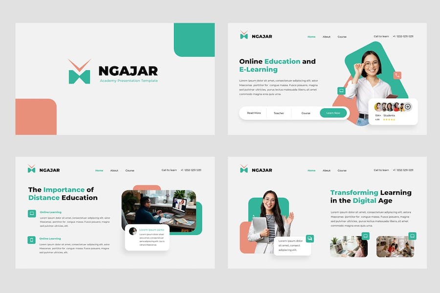 教育学校课程教学方案Keynote模板 - 顶尖PPT