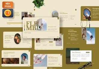 摄影技术讲述展示方案应用推介PPT模板 - 顶尖PPT