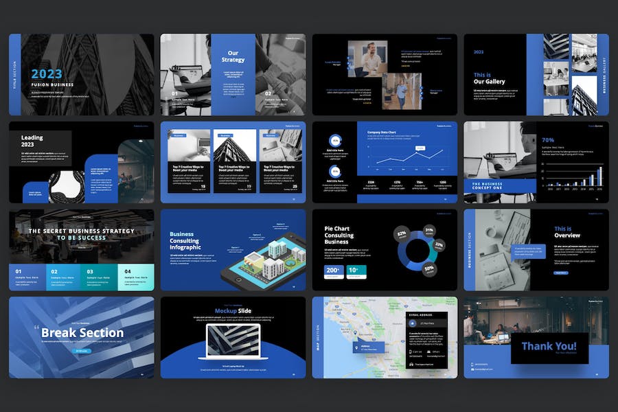 国外商务商业公司企业介绍宣传PPT模板 - 顶尖PPT