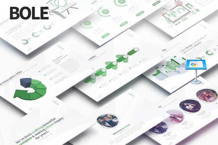 国外高端商业数据分析金字塔箭头图形图表keynote模板 - 顶尖PPT