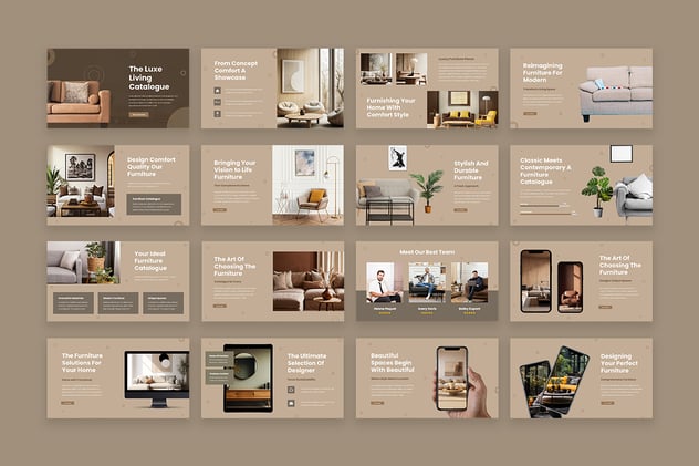 家具产品展示keynote模板 - 顶尖PPT