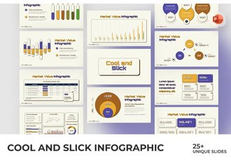市场价值信息图表PowerPoint模板 - 顶尖PPT