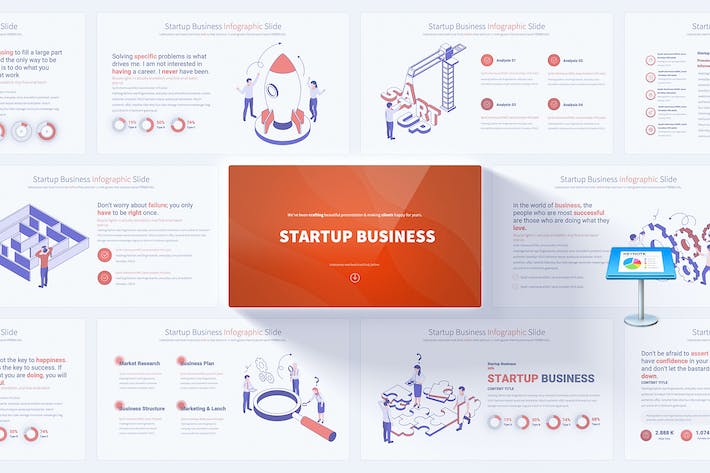 创业业务主题演讲keynote模板 - 顶尖PPT