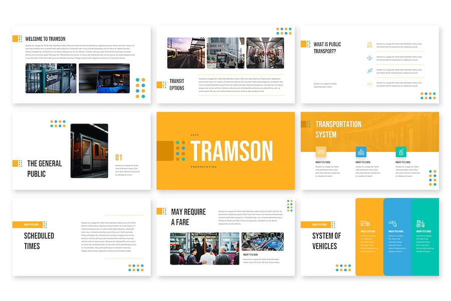 简约大气城市交通展示交通数据分析PPT模板 - 顶尖PPT