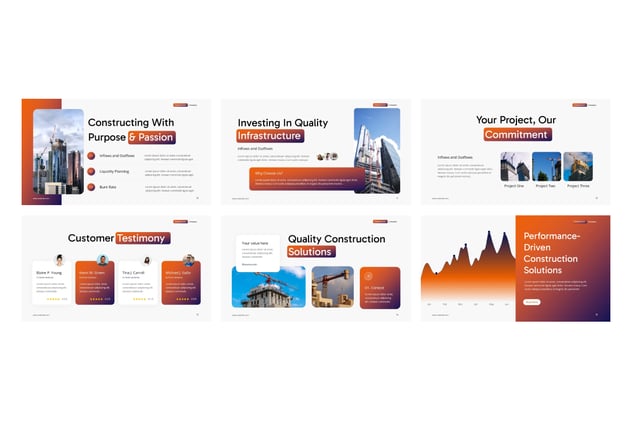 建筑工程公司融资提案方案PPT模板 - 顶尖PPT