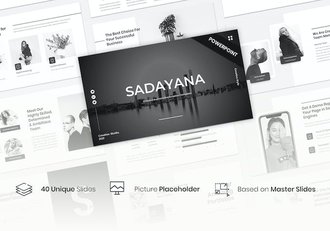 创意极简时尚艺术风格PPT模板 - 顶尖PPT