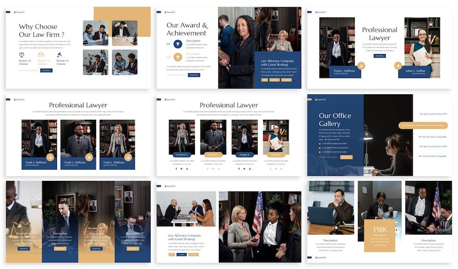 法律律师事务所机构宣传展示国外PPT模板 - 顶尖PPT