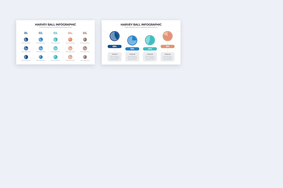 商业哈维球图数据分析信息图形PPT模板 - 顶尖PPT