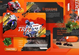 极限运动体育赛事推广宣传PPT模板 - 顶尖PPT