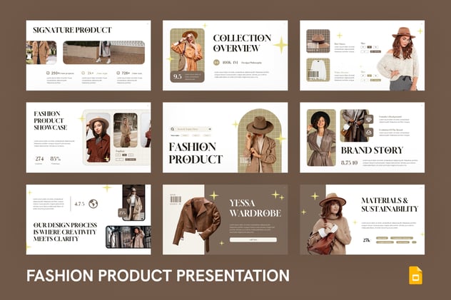 时尚服装产品新品发布会展示PPT模板 - 顶尖PPT