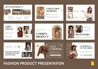 时尚服装产品新品发布会展示PPT模板 - 顶尖PPT