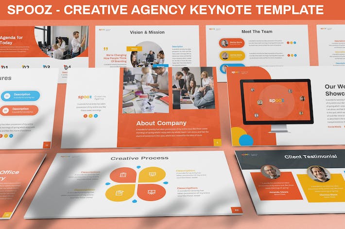 创意机构年度会议头脑风暴keynote模板 - 顶尖PPT